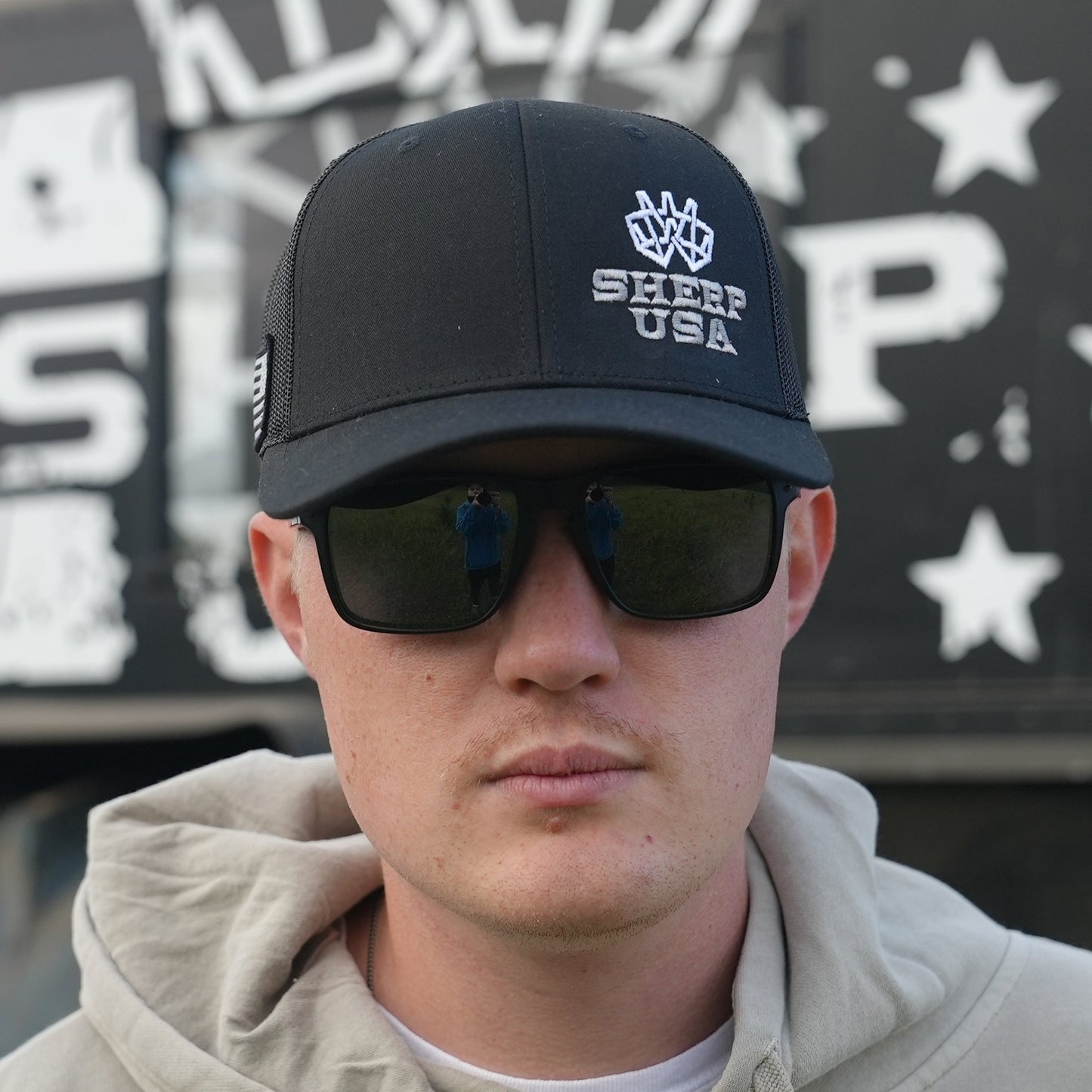 Black Snap-back Hat