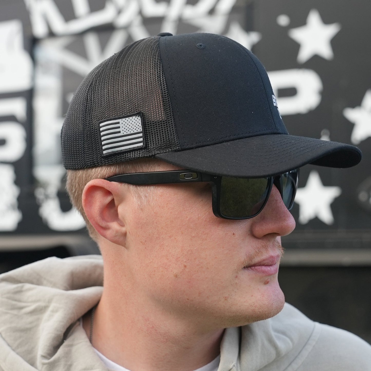 Black Snap-back Hat